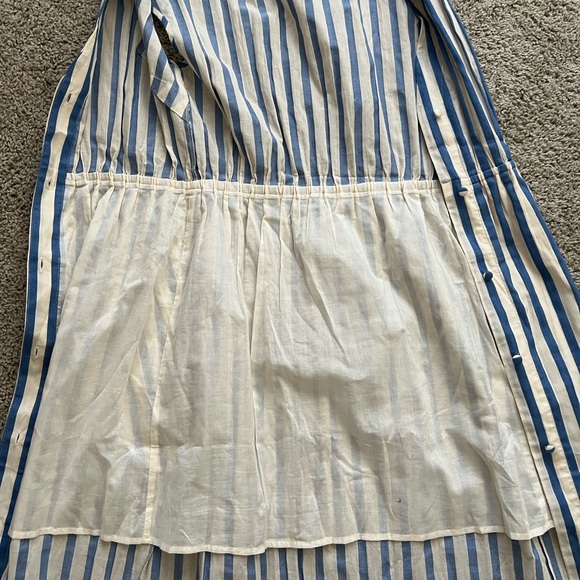 Ali & Jay Tie Wrap Stripped V-Neck Dress Boho Coastal-S - Picture 14 of 14